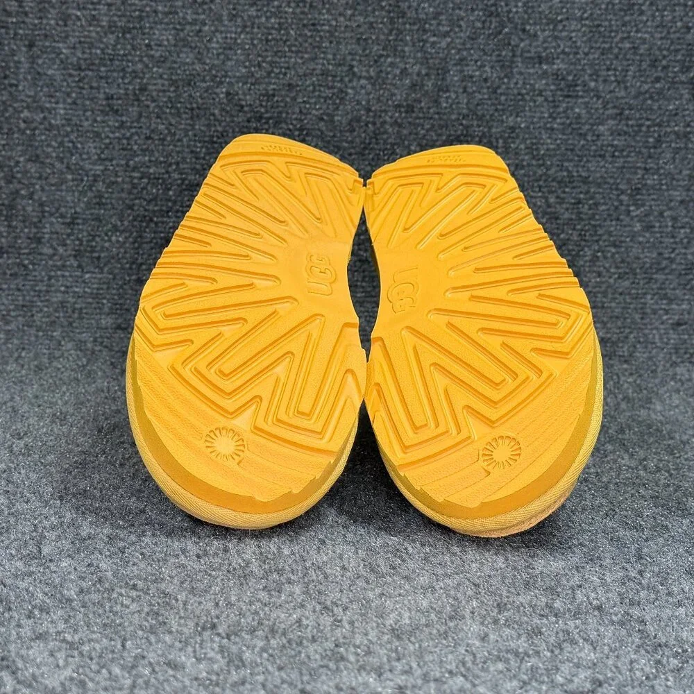 UGG Neumel II Boots Youth 4 Gold Yellow Suede Shearling Winter Chukka Snow Shoes